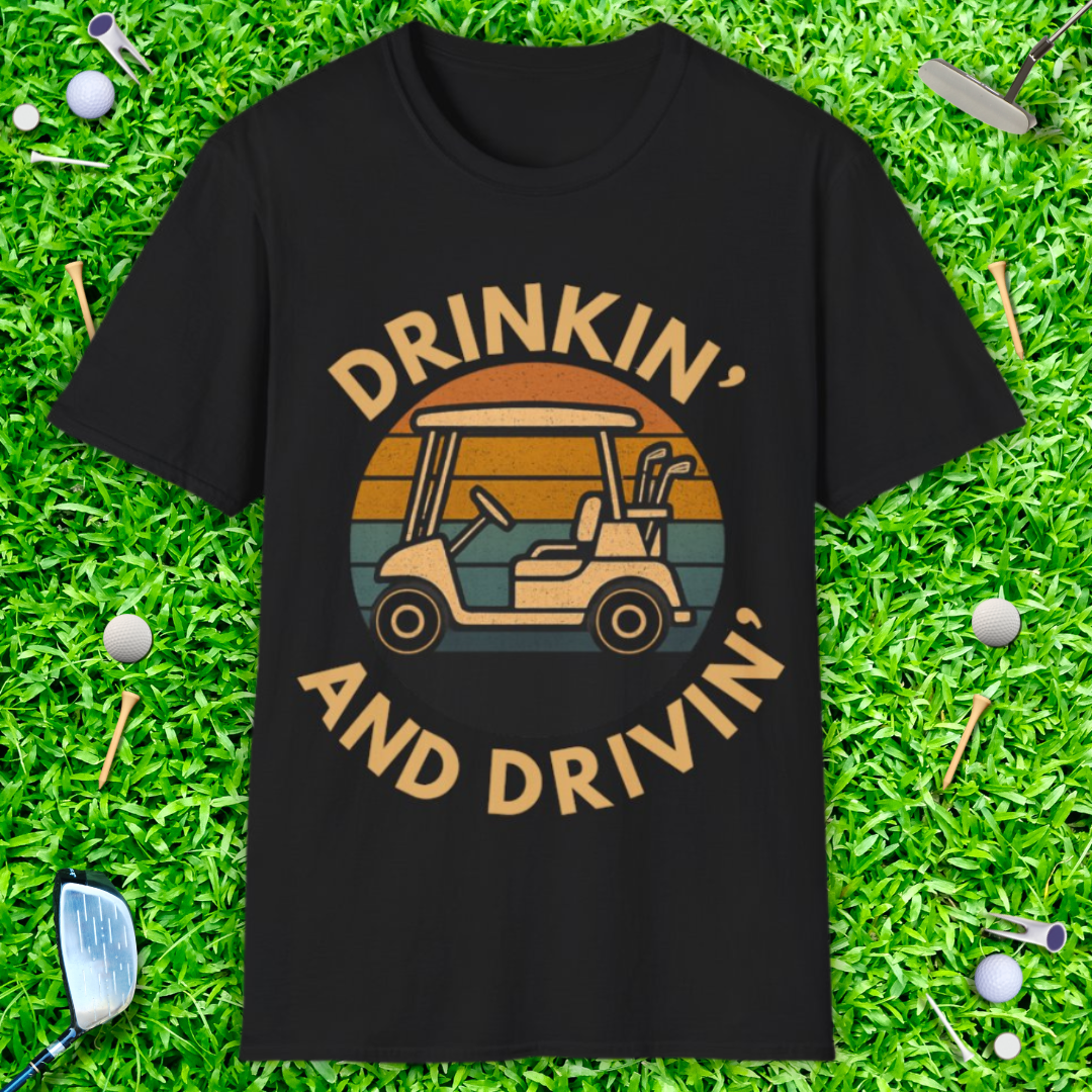 Drinkin' And Drivin' - Retro T-Shirt