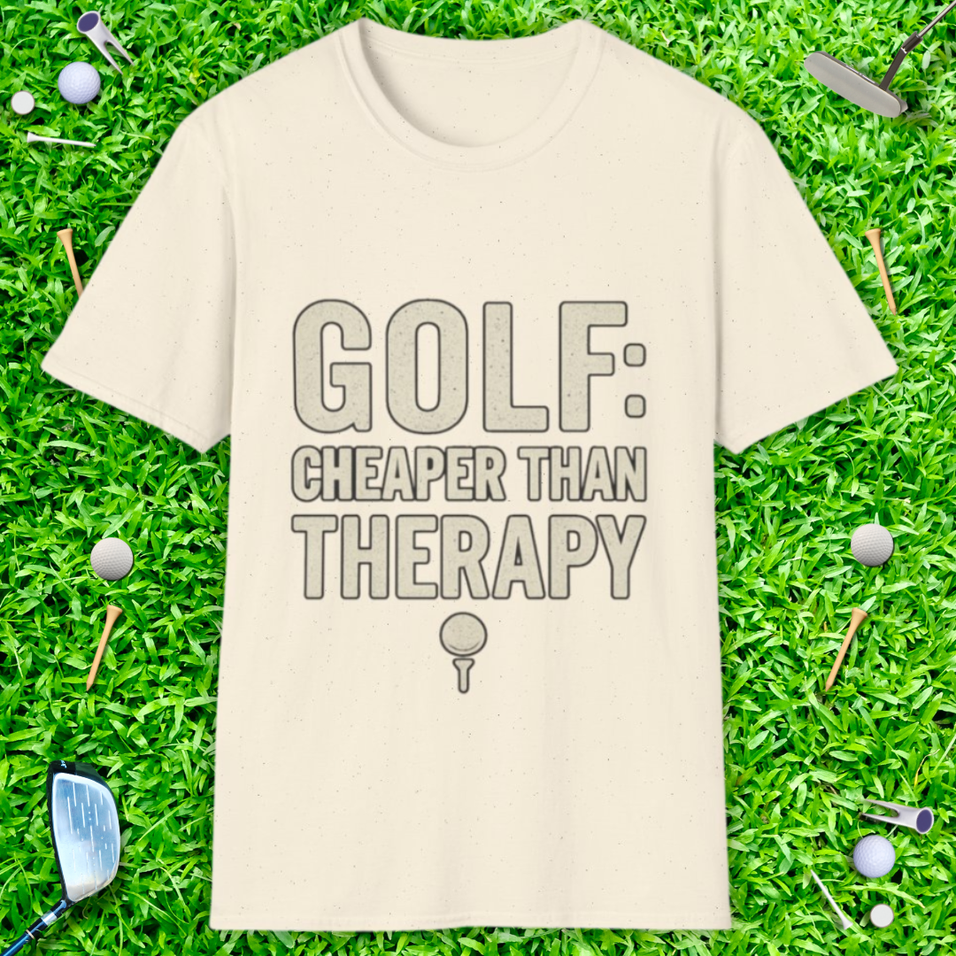 Golf: Cheaper Than Therapy - T-Shirt